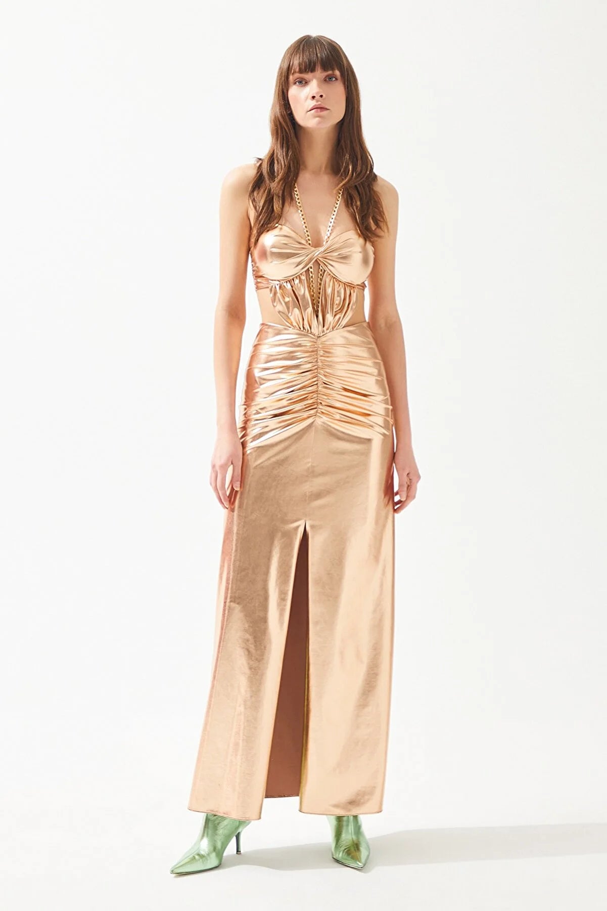 Metallic Lamé Dress