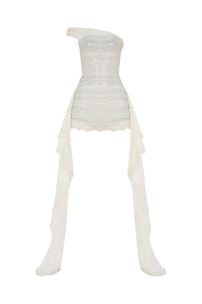 Dirty Talk Dress In White