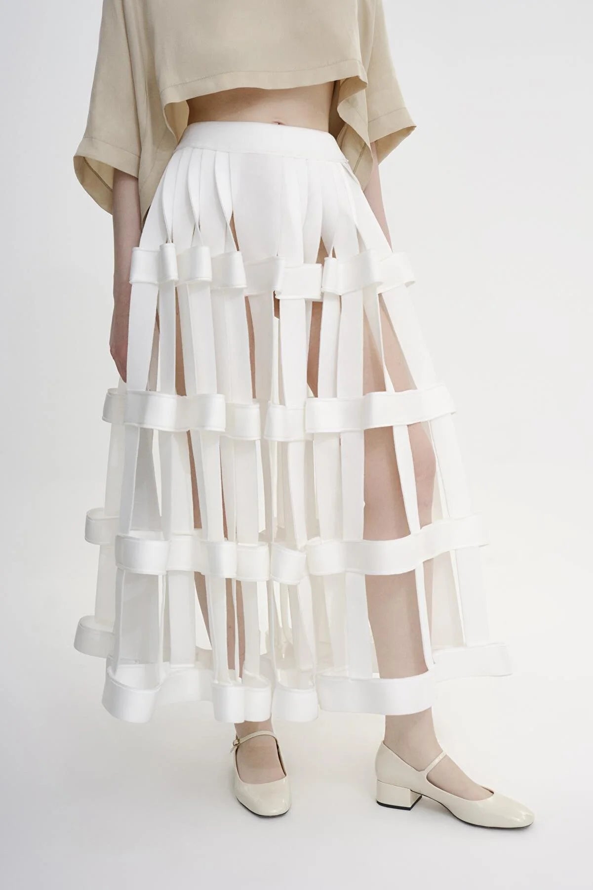 Statement Scuba Skirt