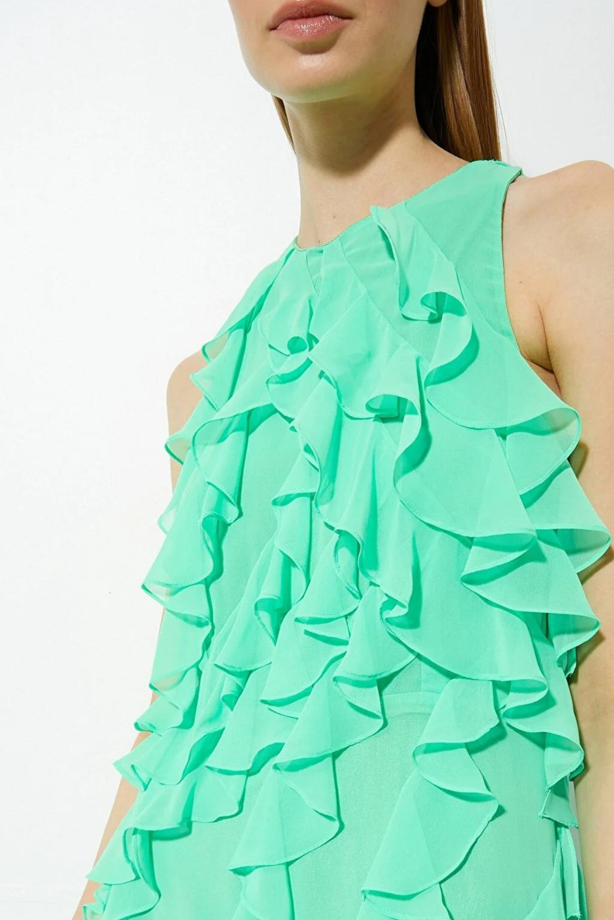 Naomi Ruffle Dress