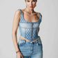 Cava Denim Top