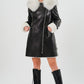 Kamelia Leather Coat