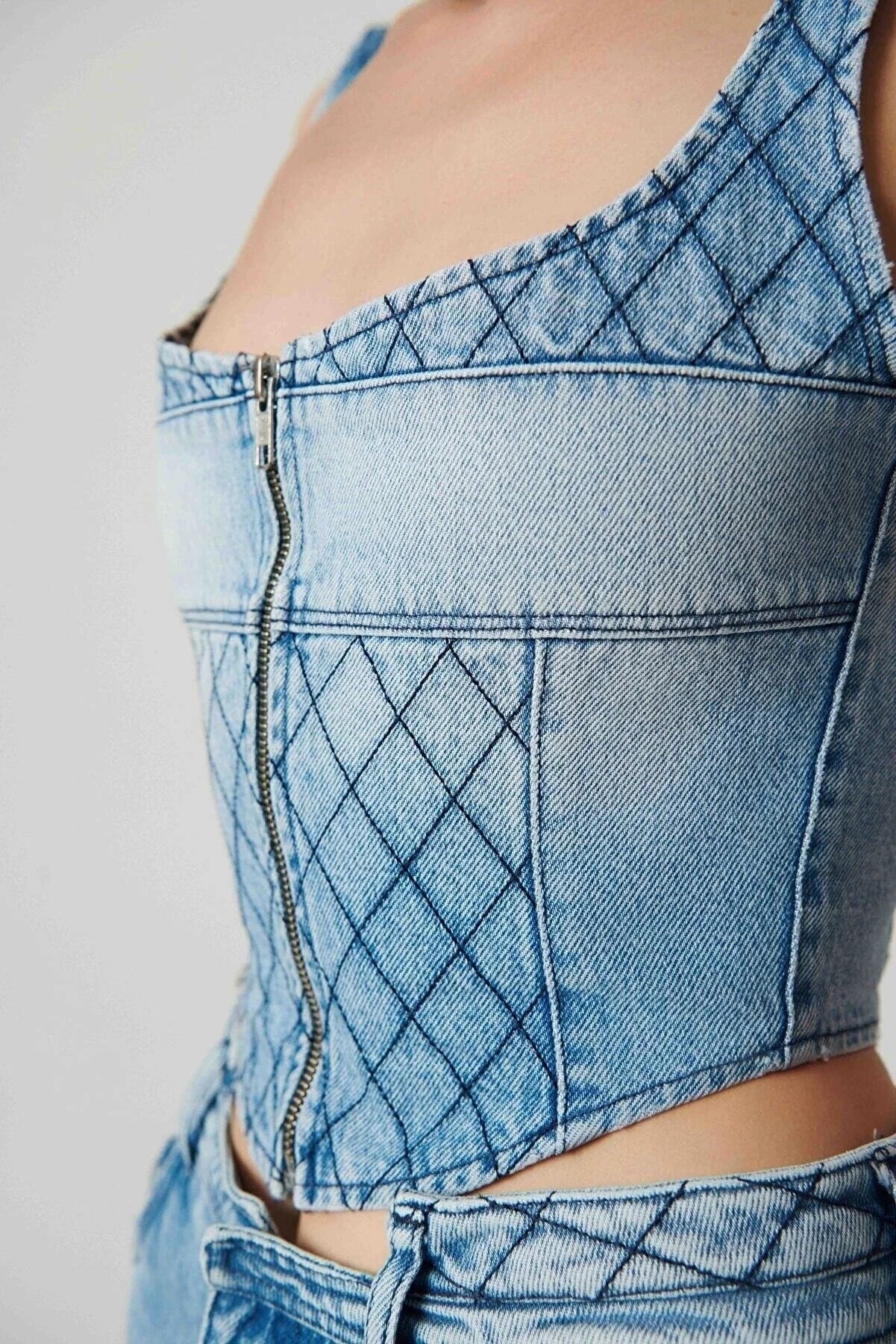 Cava Denim Top