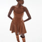 Riya Leather Dress
