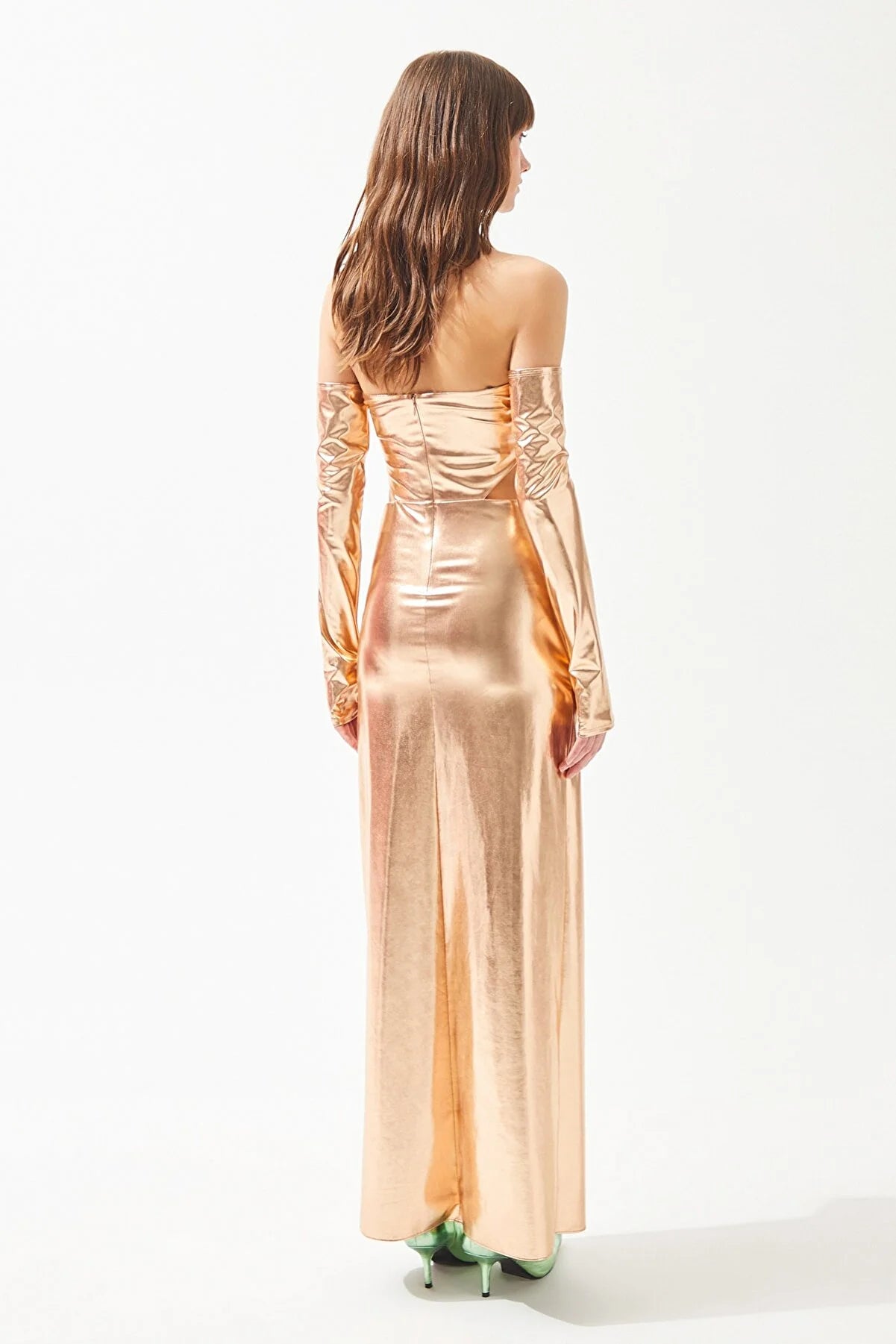 Metallic Lamé Dress