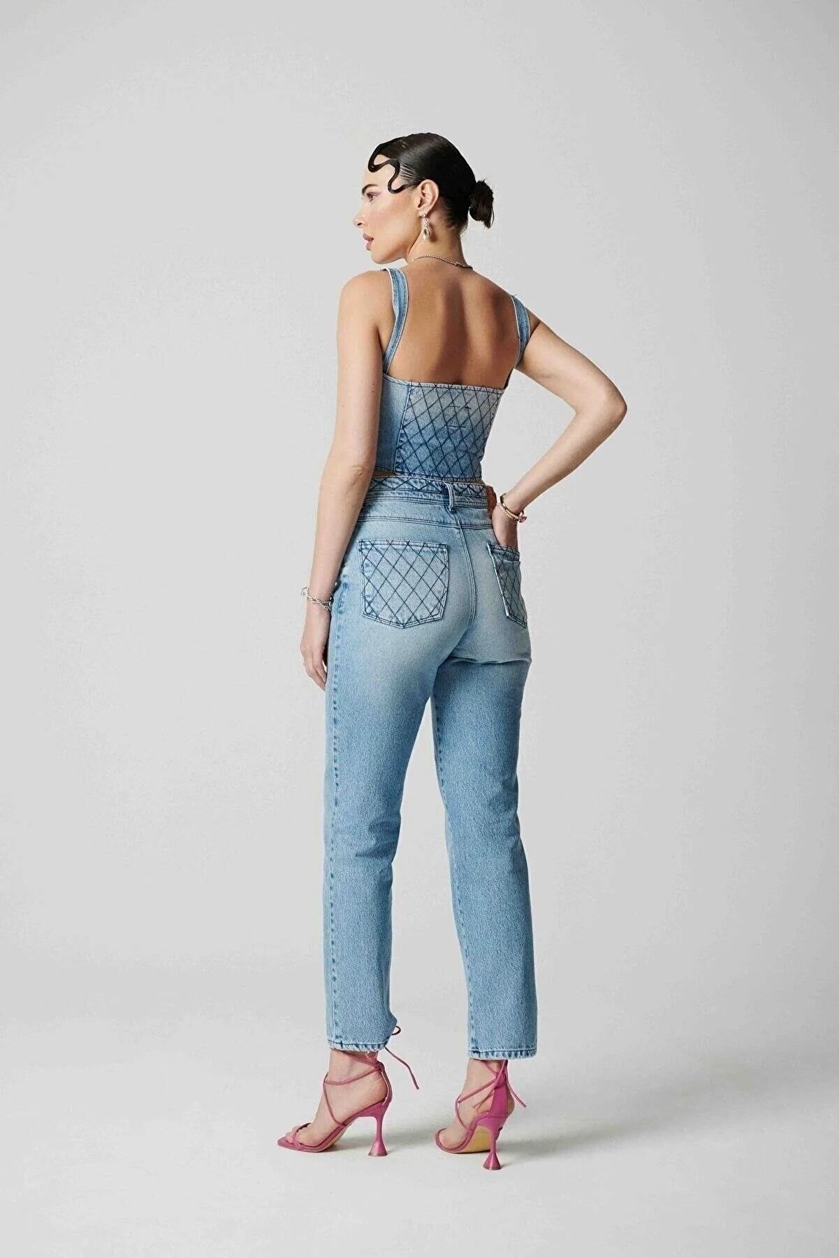 Cava Denim Top