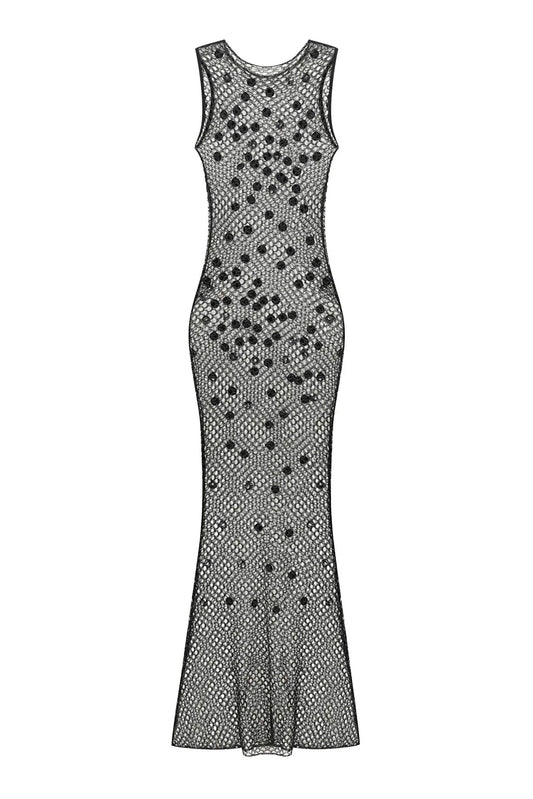 Sequin Mesh Dress