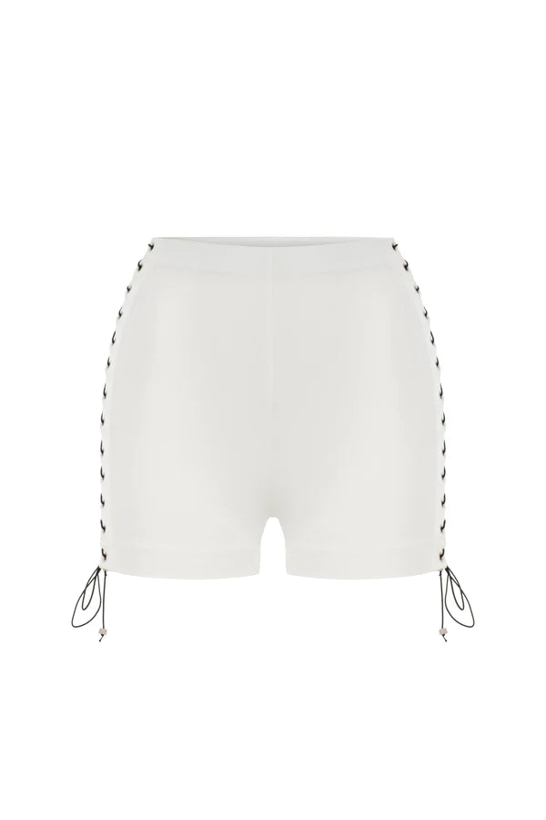 Obsession Shorts In White