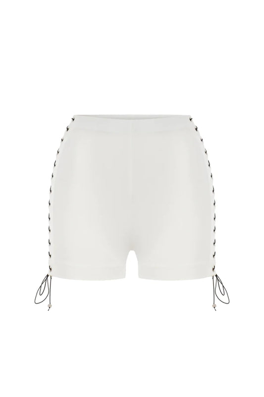 Obsession Shorts In White