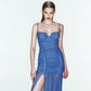 Rolling In Love Gown In Indigo