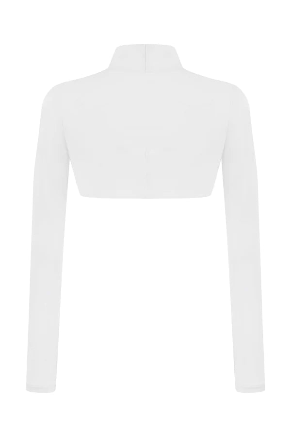 Eye Candy Top In White