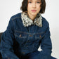 Faux Fur Detailed Jeans Jacket | Wearhause