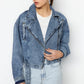 Denim Biker Jacket
