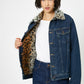 Faux Fur Detailed Jeans Jacket | Wearhause