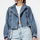 Denim Biker Jacket