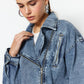 Denim Biker Jacket