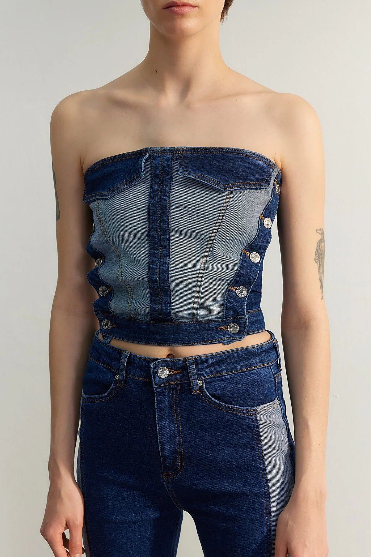 Gemini Denim Top