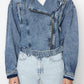 Denim Biker Jacket