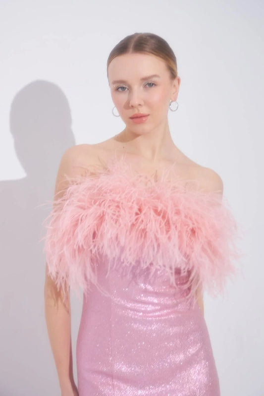 Liana Feather Dress